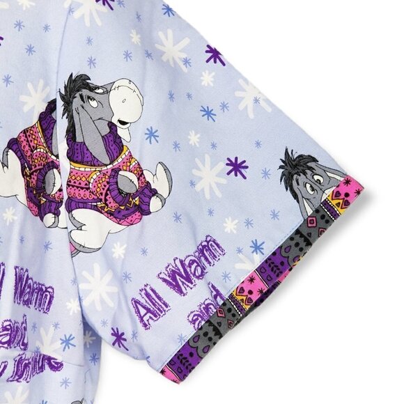 Eeyore Women's Scrub Top Size Small - Picture 2 of 9